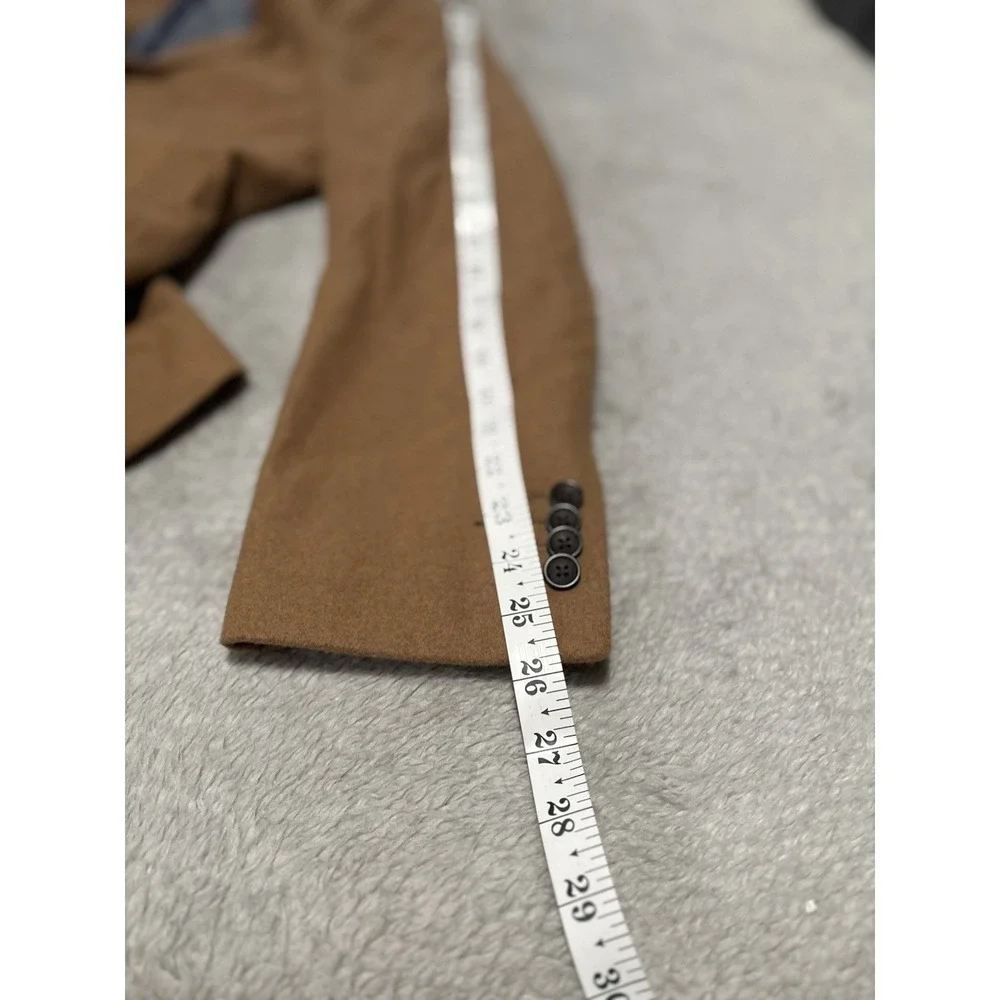 Banana Republic Tailored Fit Brown Wool Blend Blazer Jacket Size 42R